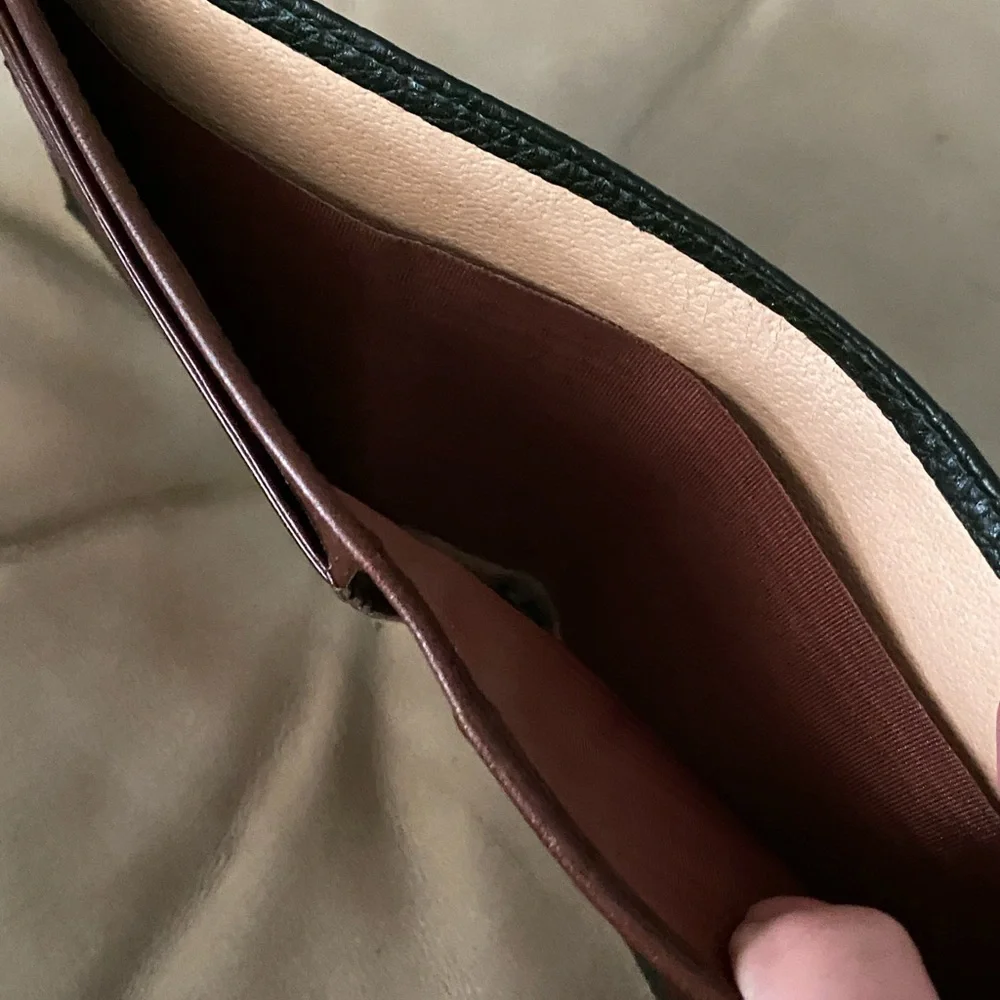 LKNW Vintage Dooney & Bourke Forest/Hunter Wallet & Oval Duck Key Fob Ring Set - Picture 12 of 13